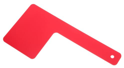 DIYEAH Universal Acrylic Mailbox Flag Replacement for Outdoor Mailboxes Rotatable Red Flag for Mail Notification