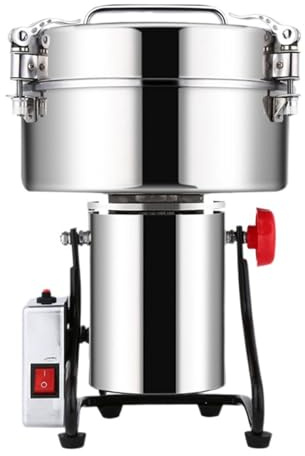 Hydravex Grain Mill Grinder Electric 4500g Commercial Spice Grinder Stainless Steel Pulverizer Dry Grinding Machine for Wheat Corn Rice Pepper Herbs Coffee Beans