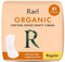 Rael Slipeinlagen Damen Bio-Baumwollüberzug - Leichte Saugstärke, Ohne Duft, Chlorfrei, Vegan (Normal, 81 Stück)