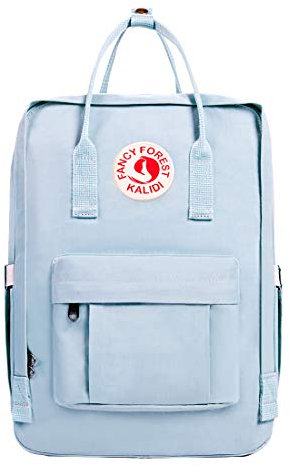 KALIDI Casual Backpack for Women,15 Inches Laptop Backpack Classic Camping Rucksack Travel Outdoor Daypack College Bag Sky Blue