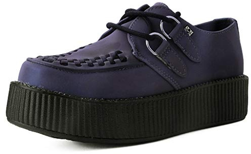 T.U.K. Shoes V9663 Unisex-Adult Creepers, Midnight Chameleon Viva Mondo Creeper - US: Men 12 / Women 14 / Green/Purple/Blue/Synthetic