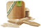 GoBeTree 25 Palmblatt Teller 20 cm quadratisch + 75 Holzbesteck | einweggeschirr, einwegteller & palmblatt geschirr | Ähnlich wie Bambus, ideal für Feiern, Grillfeste und Picknicks