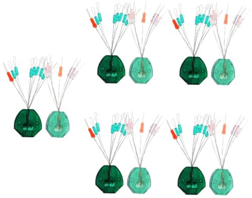 POPETPOP 5sets Carp Fishing Stoppers Set Jigger Floats Line Stops for Pole Silicone Float Stops Small for Anglers 20pcs*5