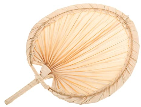 GRIRIW Abanico de Palma Ventilador Natural Abanico Multifuncional para Decoración y Refrigeración para Bodas y Fiestas