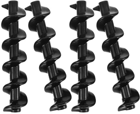 MAGICLULU 4pcs Feed Shaft: Chocolate Fountain Spiral Shaft Plastic Feed Rod Replacement Part - Fountain Machines Accessories for Holiday Gatherings and Celebrations