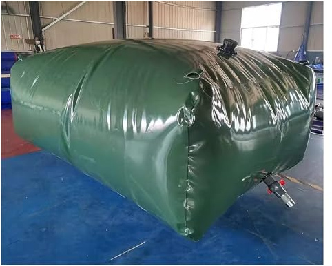 Vikbar vattentankblåsa - 2000 gallon extra stor PVC-vattenbehållare(1x1x0.8m/800L/211Gallon)