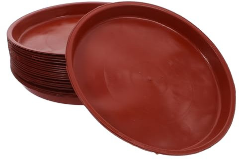BESTonZON 20 Pack Plant Saucers, Flower Pot Drip Trays, Plants Garden Saucers Plant Pot Saucer Trays for Indoor/Outdoor, Surface Protection for Household Plants, Flower Pots with Saucers