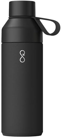 Ocean Bottle Original 500ml | Stainless Steel Water Bottle | Reusable & Sustainable | Keeps Drinks Cold & Hot | Eco Friendly Gift (Obsidian Black)