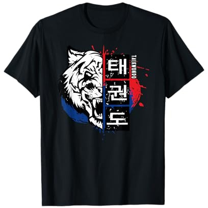 Taekwondo Tiger Korea Martial Arts T-Shirt