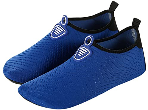 AUXDIQ Schwimmschuhe Damen Herren Badeschuhe Aquaschuhe Surfschuhe Wasserschuhe Strandschuhe Barfuß Schnell Trocknend