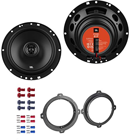 JBL Stage1 61F Lautsprecher mit Einbauset passend für Hyundai i30 (GD1) 2012-2016 Türen vorne 400 W 165mm 2 Wege Koax