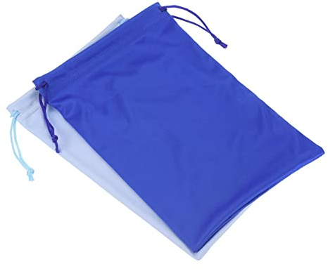 PATIKIL Ski Brillentasche Mikrofaser Skibrillenschutz überzug Schneebrille Abdeckung Weiche Aufbewahrung Hülle mit Kordelzug Tasche für Sonnenbrille Kamera Linsen
