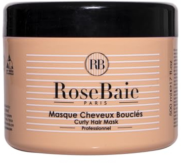 RoseBaie Masque Cheveux Bouclés x Huile d'Avocat 500 ml