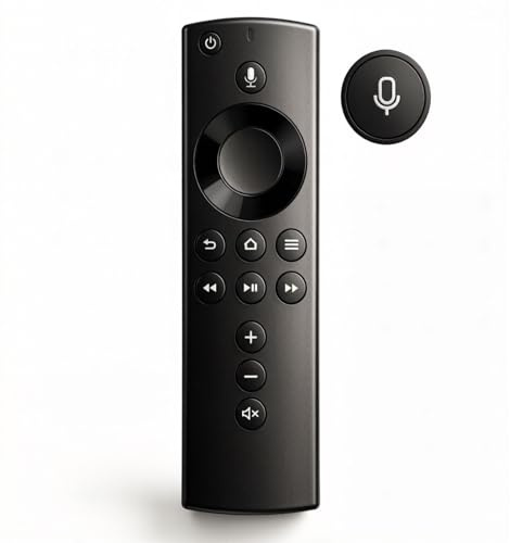 L5B83H Ersatz-TV-Stick-Fernbedienung mit Sprachfunktion, passend für Amazon 2. Generation TV Cube, Smart TVs Stick 4K, TV Stick 1. Generation und 2. Generation
