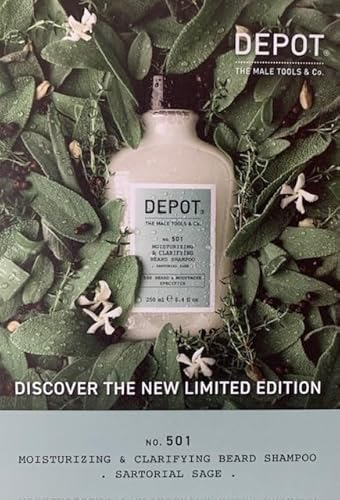 DEPOT 501 Moisturizing & Clarifying Beard Shampoo