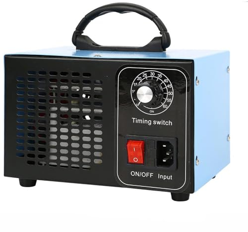 Ozongenerator 60g/H Ozongerät Auto Ozon Luftreiniger mit Timer, Ozonisator O3-Ozongenerator, Deodorizer für Wohnung/Rauch/Haustiergerüche/Küchengerüche