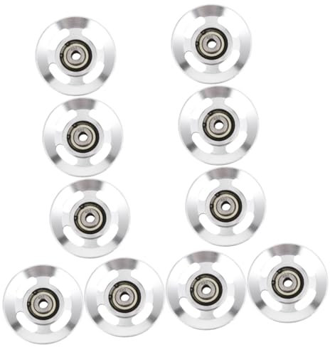VANZACK 10stücke Aluminium Riemenscheibe Für Fitnessgeräte Hochpräzise CNC-gefertigte Umlenkrolle Mit Anodisierter Oberfläche Installieren Langlebig Für Effektives Krafttraining