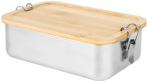 Edelstahl-Brotdose Vesperdose 1400ML BPA-frei für Erwachsene und Kinder