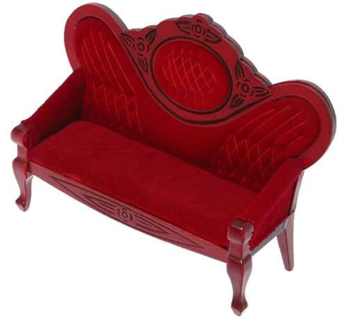 ibasenice Miniatur Vintage Sofa Für Maßstab Sofa Für Mikrolandschafts-Dekoration Niedliches Leichtes Und Langlebiges Möbelstück