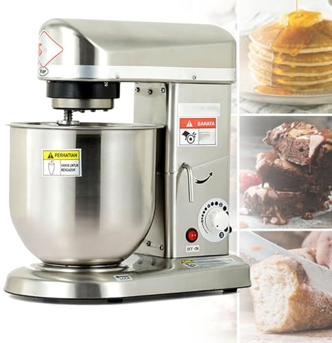 Impastatrice, impastatrice elettrica da cucina per la cottura al forno, potente impastatrice multifunzione 3 in 1, con 3 velocità regolabili, gancio per impastare, frusta, frullatore, perfet