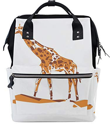 MONTOJ Reisetasche mit Giraffenmotiv, Segeltuch One Size 1