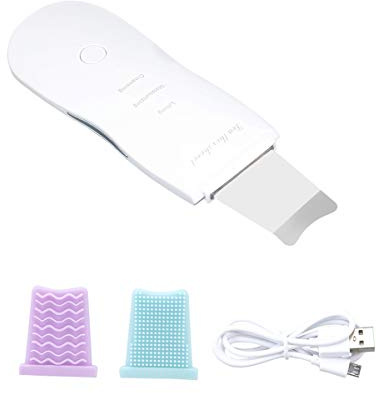 KINGDUO Usb Recargable Ión Ultrasónico Limpieza Profunda Depurador De La Piel Peladora Pala Limpiador De Poros Facial Removedor De Espinillas