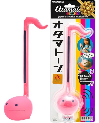 Otamatone Classic [English Edition] Hot Pink Japanese Electronic Musical Instrument Portable Synthesizer from Japan Maywa Denki for Children and Adults Gift