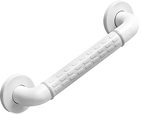 LWPCP Griffstange Badezimmer Wandhaltegriff aus Edelstahl Badewannengriff Wandgriff Duschgriff Handgriff Haltegriff für Senioren für Badewanne WC Badezimmer Küche Treppen Handlauf,Weiß,80cm