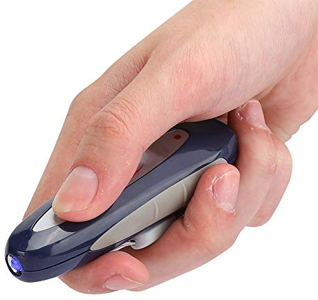Tyenaza Detector Portatile di Banconote False, Tester per Banconote Contraffatte Mini, Rilevatore di Denaro Portatile Mini Rilevatore di Assegni Magnetici 2 in 1 a Luce Viola