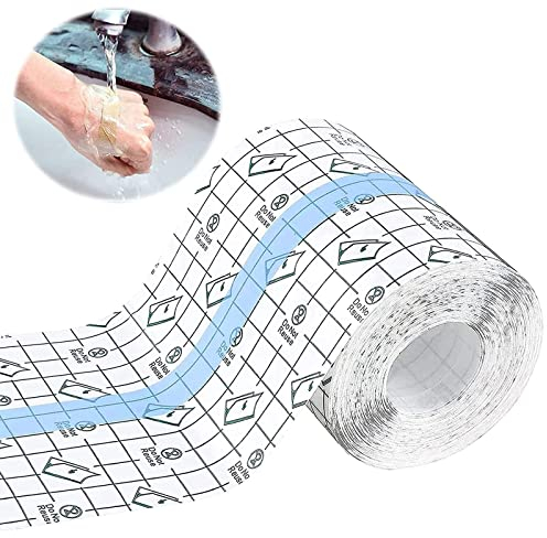Vendaje Transparente, 15cm x 10m Transparente Cinta Adhesiva Médica, Vendaje Transparente Impermeable, Vendaje para Tatuajes para Reparación del Tatuaje y Protege la Herida
