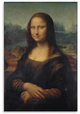 BACION Leonardo Da Vinci Mona Lisa Poster Gemälde Poster Für Büro Klassenzimmer Leinwand Moderne Leinwand Wandkunst
