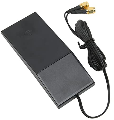 Yctze SMA-WLAN-Antenne, PC-Antenne, Rp-SMA, Drehbarer, Gefalteter Dualband-WLAN-Adapter für Desktop, Stabiles Signal, Universalantenne für Laptop-PC, SMA-Falt-Dualband-WLAN-Adapter