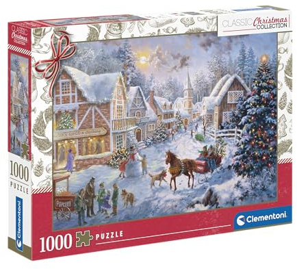 Clementoni Christmas Puzzle - Puzzle 1000 Teile Erwachsene | Puzzle Erwachsene in 70 x 50 cm - Puzzle Weihnachten von Clementoni 81504