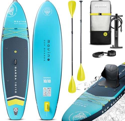 Movino Garda Allround 10’10 SUP Stand Up Paddling Board Set Aufblasbares Stand Up Paddle Board Leicht Standuppaddelboard Sup Boards Und Zubehör Wasser Sport 330 cm