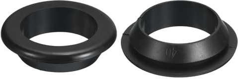QUARKZMAN 2pz Passacavo 35mm ID 40mm Guarnizione per Cavi Passacavo in Gomma Gommini Passacavo Elettrico per Firewall Guarnizione per Cablaggio Elettrico, Nero