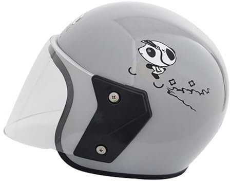 Casque de Moto, ECE Certifié Casque Semi-Ouvert Casque Jet Casque Moto Et Scooter Femme Adulte Anti Scratch Visiere