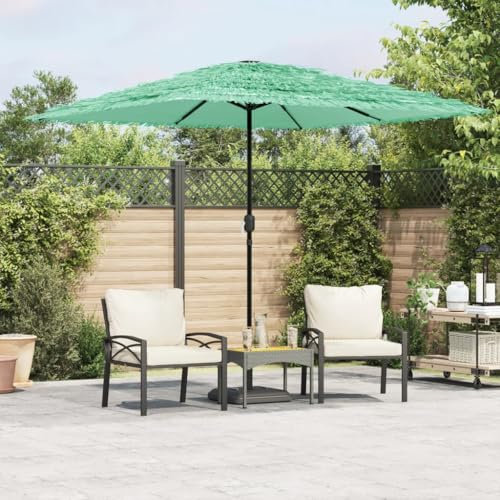 LAPOOH Sombrilla de jardín con Poste de Acero Verde 248x248x248 cm, Sombrilla Terraza Exterior, Parasol Terraza, Sombrilla Playa, Parasol Exterior, Sombrilla De Patio - 4005091