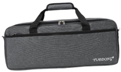 TTETTZ Bolsa de transporte para efectos de guitarra con compartimento para pedal, 37x15.5x10.5cm