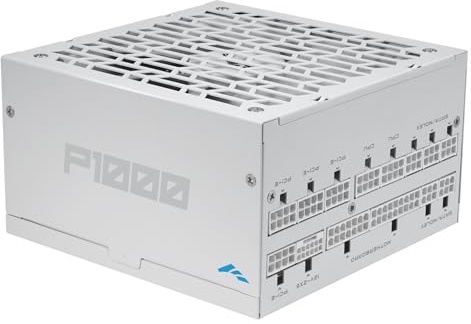SAMA P1000 1000W Platinum PSU, ATX 3.1, PCIe 5.1, Fullt modulär, Vit