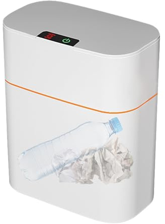 Genérico Bote de Basura con Sensor de Movimiento para baño, Bote de Basura para baño Inteligente sin Contacto - Papelera inteligente con tapa | Contenedor de basura inteligente, contenedor para coc