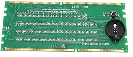 Tester memoria computer con LED, scheda tester memoria scheda madre PC, DDR2 DDR3 2 in 1 tester scheda madre desktop, diodi emettitori di luce e schede madri, diagnostica