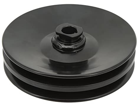 Bamjour Doppelte Riemenscheibe für Servolenkungspumpe, 5/8-Zoll-Keilnutwelle, Ersatz für 350 454-Motor, Passend für LKWs von 1965–1979, Nova und Mehr