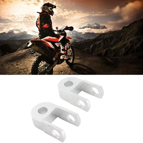 2 Stücke Universal Motorrad Stoßdämpfer Höhe Verlängerung Extender Riser Verjüngung Universal Motorcycle Rear Shock Absorber Riser 5cm für ATV Quad Motorrad Motor Pit Dirt Trail Bike (68g)