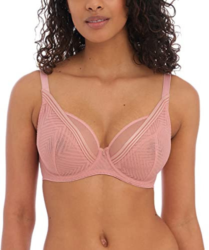 Freya Women's Tailored Underwire High Apex Bra Plunge, Ash Rose, 38F