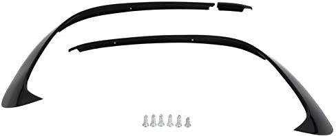 Spoiler Paraurti Anteriore, 3 Pezzi di Ricambio per Spoiler Paraurti Anteriore Nero Lucido per Classe A W176 AMG-Line A45 2015-2018