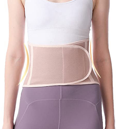 USUN Supporto per La Vita Fascia Lombare -Tenersi al Caldo in Inverno Cintura Lombare di Sostegno-Protezione Addominale e Lombare-Elastico con Chiusura in Velcro