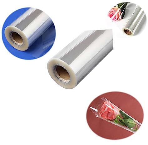 SOLUSTRE Transparente Cellophanfolie Zur Geschenkpaketierung Blumenstraußverpackung Korbverpackung Lebensmittel Und Partygeschenkverpackung Schutz Vor Schmutz Insekten Und Feuchtigkeit