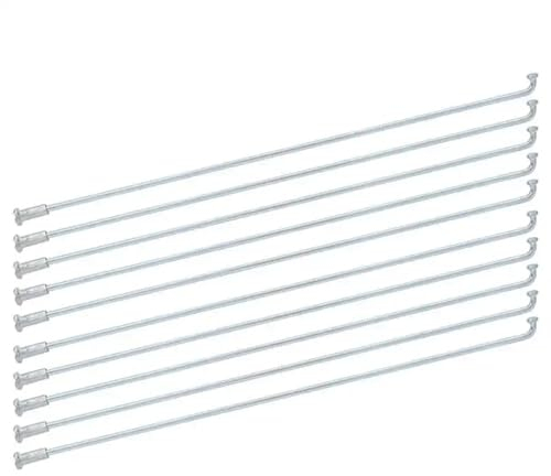 BUSYCUTE 37 Stück 13 g Fahrradspeichen aus Edelstahl, passend für Fahrradspeichen 80 mm/190 mm/220 mm/310 mm, Dreirad-Speichen, Fahrradzubehör (Farbe: 190 mm)