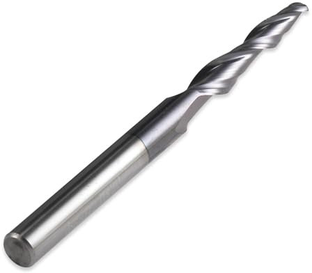 1 Stück konischer Kugelfräser 3,175 mm 4 mm 6 mm 8 mm Schaft Titanbeschichtung Wolframkarbid CNC-Fräser Holz Metall Fräser for Gravieren und Schnitzen (Size : 8.0xR2.0x60x100L)