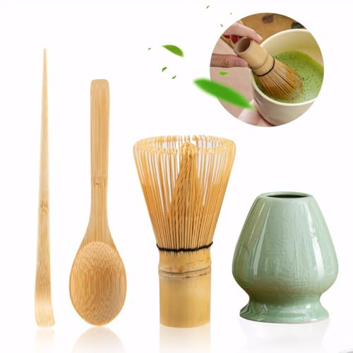 feyiubmen 4 geschenke aus je 100 krallen werden selbst gefertigt, traditionelle japanische teezeremonie, wuchsenzucken zum auftragen Von tee und bambuspassende